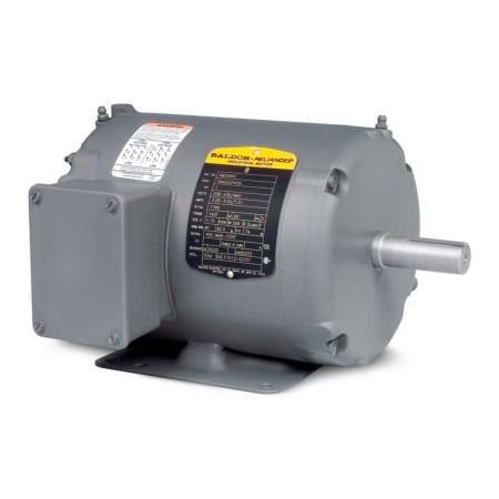 Baldor-Reliance Motor NM3539, .5HP, 1150RPM, 3PH, 60HZ, 56, 3524M, TENV, F1, N